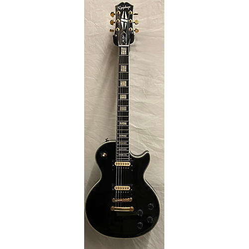 Epiphone Used Epiphone Les Paul Custom Pro Black Solid Body Electric Guitar Black