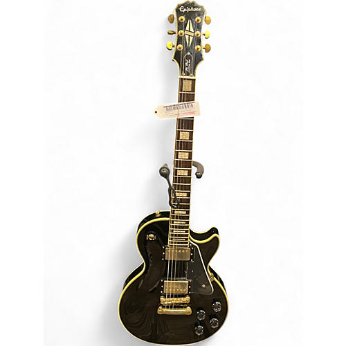 Used Epiphone Les Paul Custom Pro Black Solid Body Electric Guitar Black