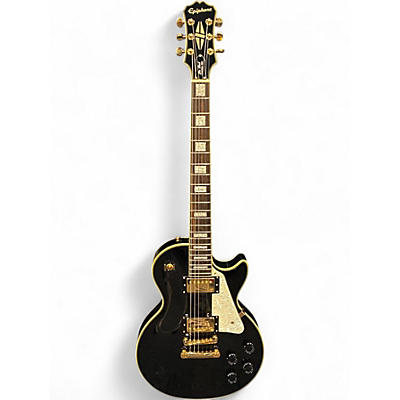Used Epiphone Les Paul Custom Pro Black Solid Body Electric Guitar