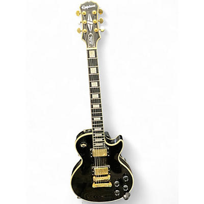Used Epiphone Les Paul Custom Pro Black Solid Body Electric Guitar