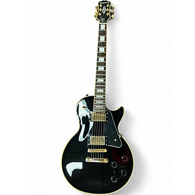 Used Epiphone Les Paul Custom Pro Black Solid Body Electric Guitar