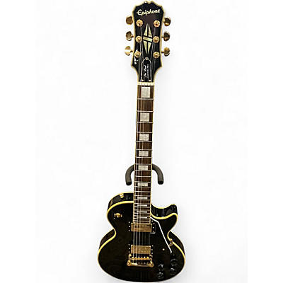 Used Epiphone Les Paul Custom Pro Black Solid Body Electric Guitar