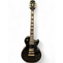 Used Epiphone Les Paul Custom Pro Black and Gold Solid Body Electric Guitar Black and Gold