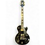 Used Epiphone Les Paul Custom Pro Black and Gold Solid Body Electric Guitar Black and Gold