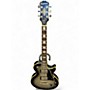 Used Epiphone Les Paul Custom Pro Black and Silver Solid Body Electric Guitar Black and Silver