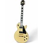 Used Epiphone Les Paul Custom Pro Cream Solid Body Electric Guitar Cream