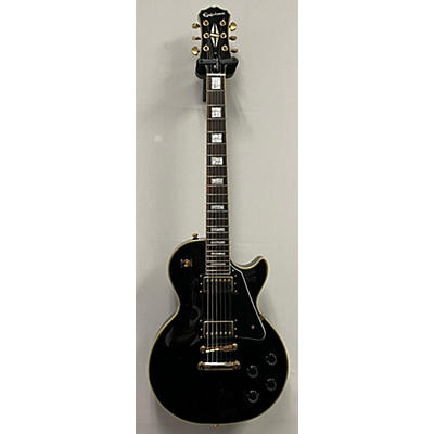 Epiphone Used Epiphone Les Paul Custom Pro Ebony Solid Body Electric Guitar