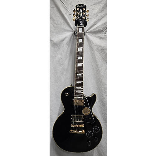 Epiphone Used Epiphone Les Paul Custom Pro Ebony Solid Body Electric Guitar Ebony