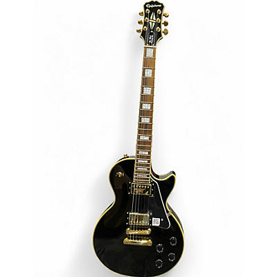 Used Epiphone Les Paul Custom Pro Ebony Solid Body Electric Guitar