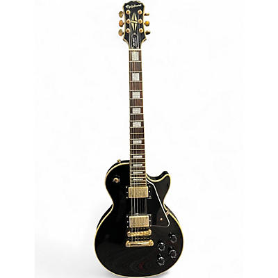 Used Epiphone Les Paul Custom Pro Ebony Solid Body Electric Guitar