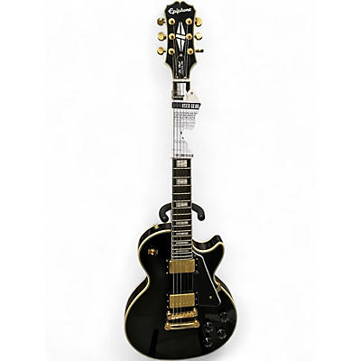 Used Epiphone Les Paul Custom Pro Ebony Solid Body Electric Guitar
