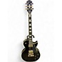 Used Epiphone Les Paul Custom Pro Ebony Solid Body Electric Guitar Ebony