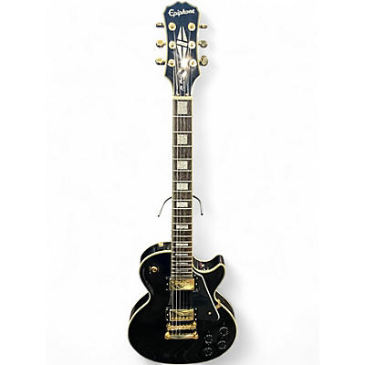 Used Epiphone Les Paul Custom Pro Ebony Solid Body Electric Guitar