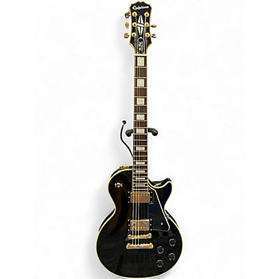 Used Epiphone Les Paul Custom Pro Ebony Solid Body Electric Guitar