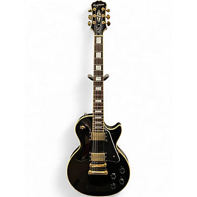 Used Epiphone Les Paul Custom Pro Ebony Solid Body Electric Guitar