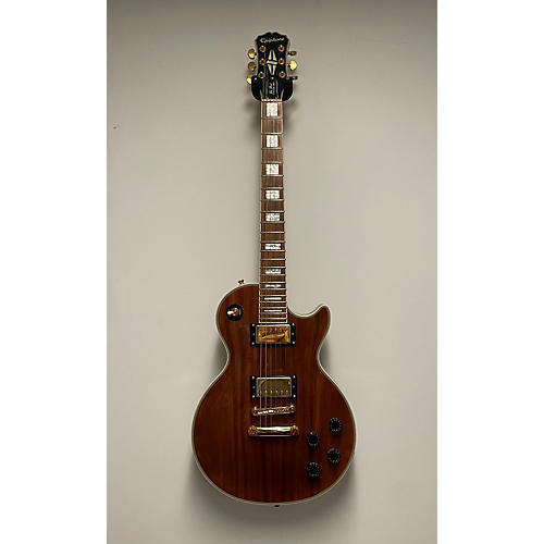 Epiphone Used Epiphone Les Paul Custom Pro KOA Natural Solid Body Electric Guitar Natural