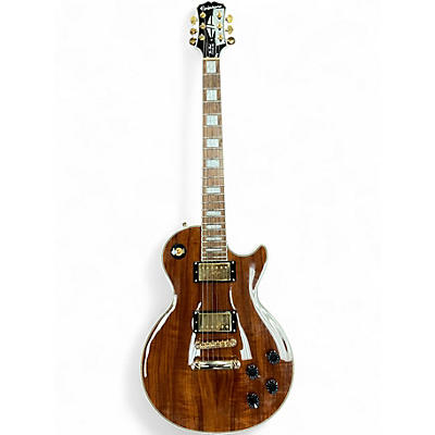 Used Epiphone Les Paul Custom Pro KOA  Solid Body Electric Guitar