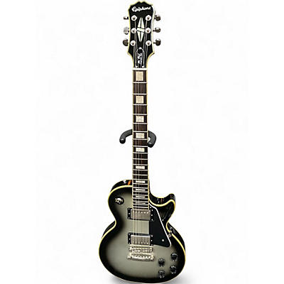 Used Epiphone Les Paul Custom Pro SILVER BURST Solid Body Electric Guitar