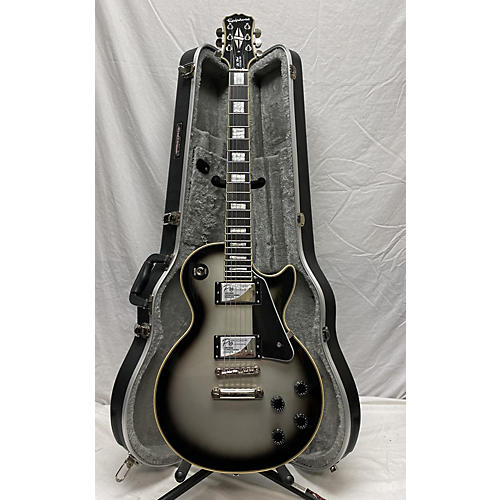 Epiphone Used Epiphone Les Paul Custom Pro Silver Burst Solid Body Electric Guitar Silver Burst