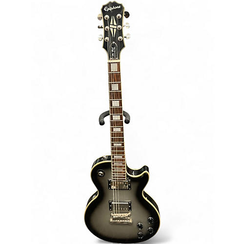 Used Epiphone Les Paul Custom Pro Silver Burst Solid Body Electric Guitar Silver Burst