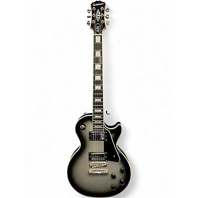 Used Epiphone Les Paul Custom Pro Silver Burst Solid Body Electric Guitar