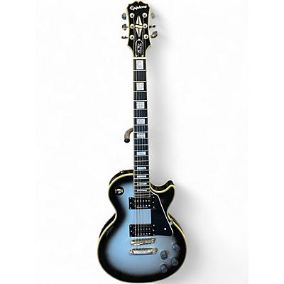 Used Epiphone Les Paul Custom Pro Silver Burst Solid Body Electric Guitar