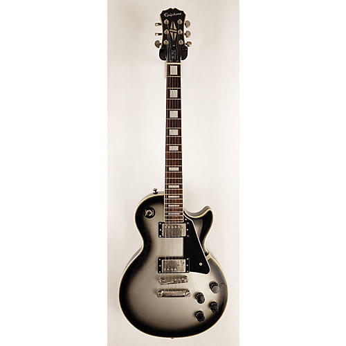 Epiphone Used Epiphone Les Paul Custom Pro Silverburst Solid Body Electric Guitar Silverburst