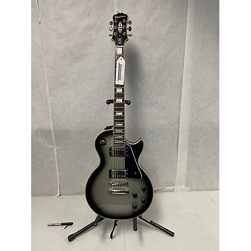 Epiphone Used Epiphone Les Paul Custom Pro Silverburst Solid Body Electric Guitar Silverburst