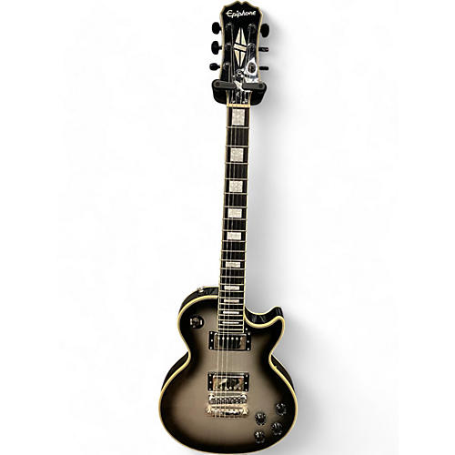 Epiphone Used Epiphone Les Paul Custom Pro Silverburst Solid Body Electric Guitar Silverburst