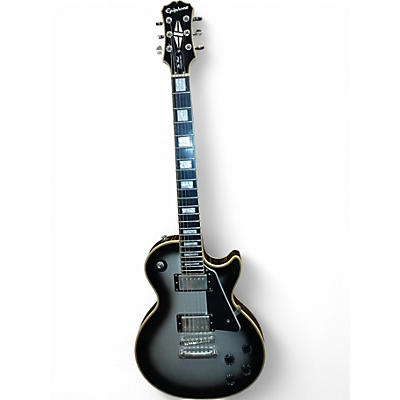 Used Epiphone Les Paul Custom Pro Silverburst Solid Body Electric Guitar