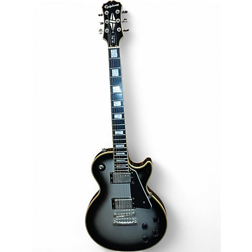 Used Epiphone Les Paul Custom Pro Silverburst Solid Body Electric Guitar Silverburst