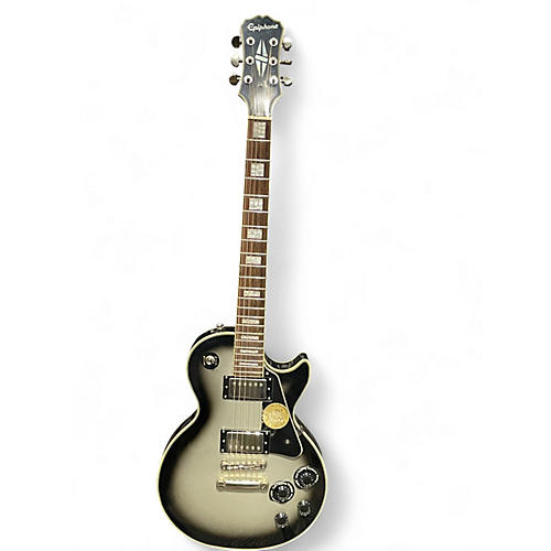 Used Epiphone Les Paul Custom Pro Silverburst Solid Body Electric Guitar Silverburst