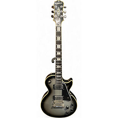 Used Epiphone Les Paul Custom Pro Silverburst Solid Body Electric Guitar