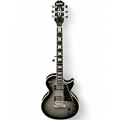 Used Epiphone Les Paul Custom Pro Silverburst Solid Body Electric Guitar