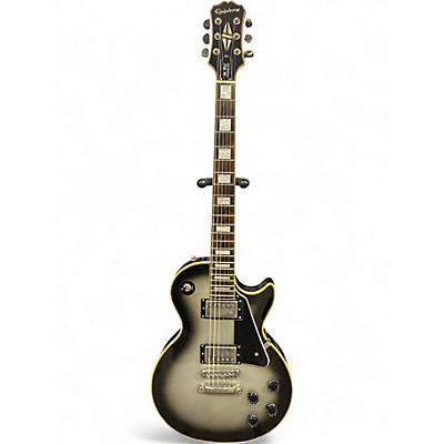 Used Epiphone Les Paul Custom Pro Silverburst Solid Body Electric Guitar