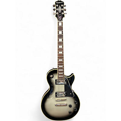 Used Epiphone Les Paul Custom Pro Silverburst Solid Body Electric Guitar