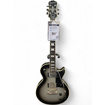 Used Epiphone Les Paul Custom Pro Silverburst Solid Body Electric Guitar