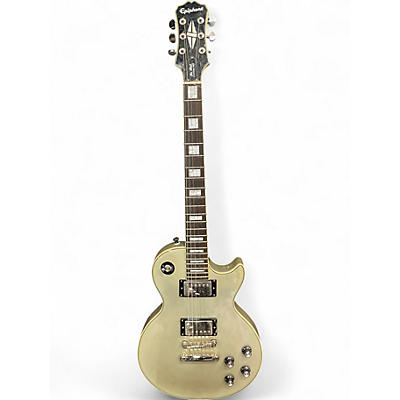 Used Epiphone Les Paul Custom Pro TV Silver Solid Body Electric Guitar