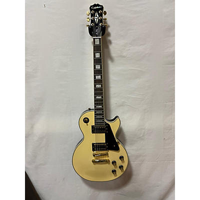 Epiphone Used Epiphone Les Paul Custom Pro White Solid Body Electric Guitar