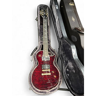 Used Epiphone Les Paul Custom Pro Wine Red Solid Body Electric Guitar