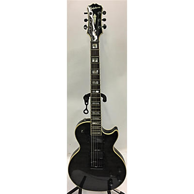 Epiphone Used Epiphone Les Paul Custom Prophecy Plus Midnight Black Solid Body Electric Guitar