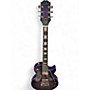 Used Epiphone Les Paul Custom Purple Solid Body Electric Guitar Purple