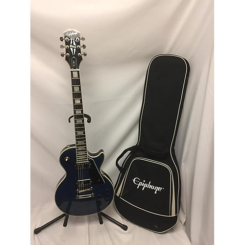 Epiphone Used Epiphone Les Paul Custom QUILT BLUE Solid Body Electric Guitar QUILT BLUE