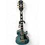 Used Epiphone Les Paul Custom Quilt Guitar Center-Exclusive Ocean Blue Solid Body Electric Guitar Ocean Blue