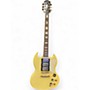 Used Epiphone Les Paul Custom SG Antique White Solid Body Electric Guitar Antique White
