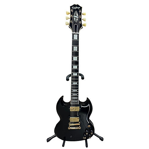 Epiphone Used Epiphone Les Paul Custom SG Black Solid Body Electric Guitar Black