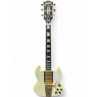 Used Epiphone Les Paul Custom SG INSPIRED BY GIBSON Classic White Solid Body Electric Guitar