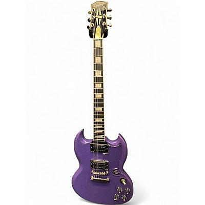 Used Epiphone Les Paul Custom SG PURPLE METALIC Solid Body Electric Guitar