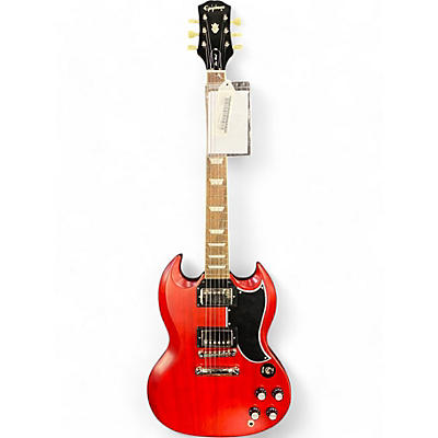 Epiphone Used Epiphone Les Paul Custom SG Red Solid Body Electric Guitar