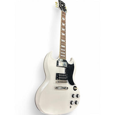 Used Epiphone Les Paul Custom SG White Solid Body Electric Guitar